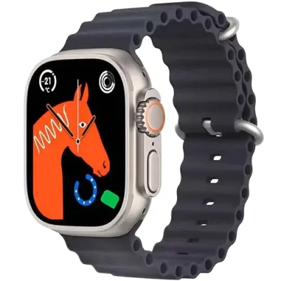 ساعت هوشمند KEQIWEAR اصلی مدل KW009 ULTRA2 به همراه 10 عدد بند