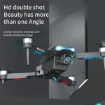 کوادکوپتر کنترلی برند DRONE مدل E99 PRO با موتور براشلس و دوربین دوگانه - Image 9
