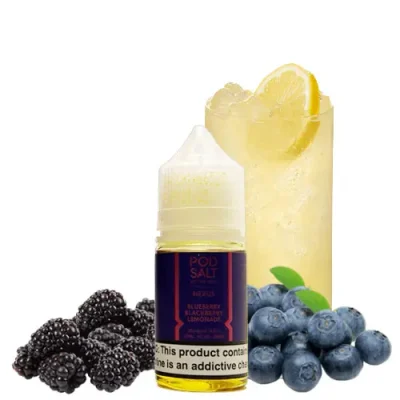 سالت نیکوتین پاد سالت طعم بلوبری شاتوت لیموناد (BLUEBERRY BLACKBERRY LEMONADE)