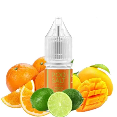 سالت نیکوتین پاد سالت طعم پرتقال انبه لیمو (ORANGE MANGO LIME)