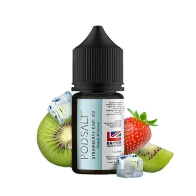 سالت نیکوتین پاد سالت طعم توت فرنگی کیوی (STRAWBERRY KIWI ICE)