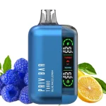 پاد یکبار مصرف 15000 پاف پرایو بار طعم بلو رزبری لیمو