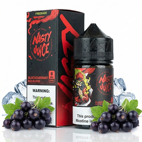 Nasty BLACKCURRANT جویس نستی اورجینال طعم انگور فرنگی - تصویر 1