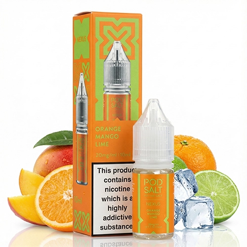 ORANGE MANGO LIME سالت پاد سالت اورجینال طعم انبه پرتقال لیمو (ORANGE MANGO LIME) - تصویر 1