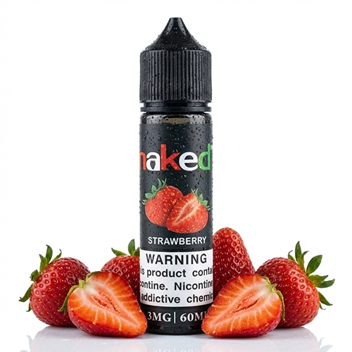 Strawberry جویس برند نیکد طعم توت فرنگی - تصویر 1