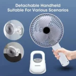 پنکه رومیزی شارژی گیره ای مدل JD-FS002 - تصویر 2