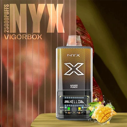 MANGO PUNCH پاد یکبار مصرف 25000 پاف VIGORBOX طعم نوشیدنی انبه - تصویر 1