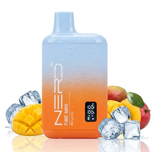 Mango-Ice-2.webp پاد یکبار مصرف NERD طعم انبه یخ - تصویر 1