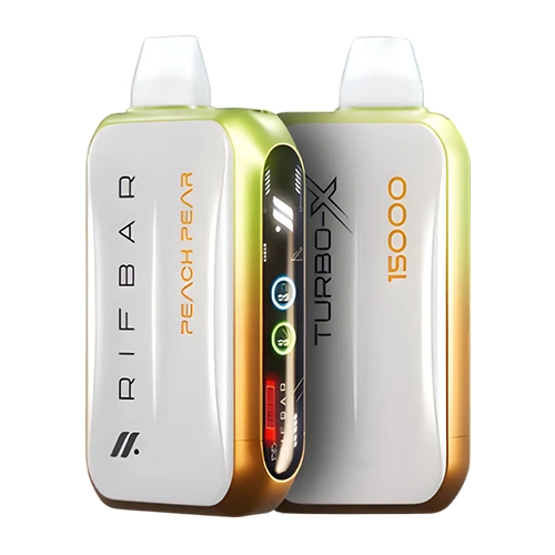 PEACH PEAR پاد یکبار مصرف 25000 پاف RIFBAR طعم گلابی هلو - تصویر 1