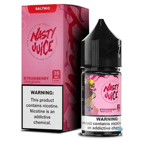 nasty-strawberry.webp سالت نیکوتین برند نستی اورجینال طعم توت فرنگی - تصویر 1