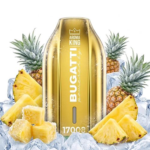 bugatti frozen pineapple پاد یکبار مصرف بوگاتی طعم آناناس یخ - Image 1