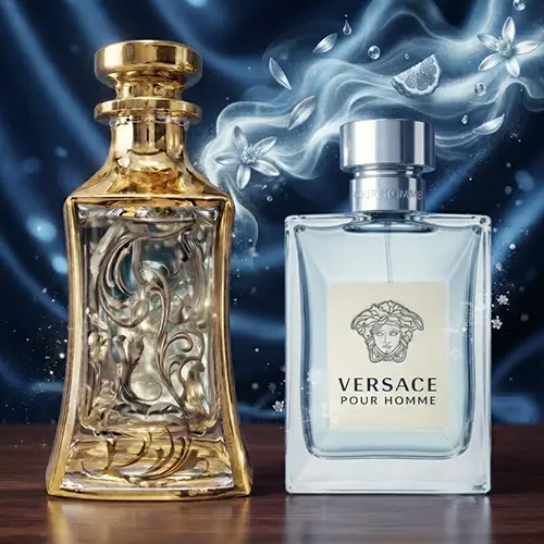 Versace Pour Homme اسانس عطر ورساچه پور هوم (Versace Pour Homme)؛ طراوت مدیترانهای، خنک و اصیل مردانه - تصویر 1
